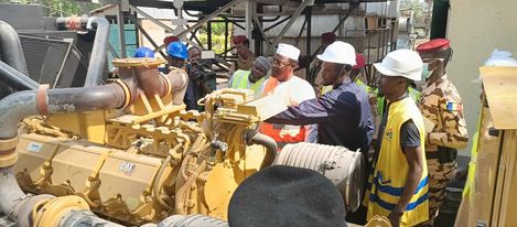 Tchad : la SNE de Sarh dotée de deux groupes électrogènes Tchad : la SNE de Sarh dotée de deux groupes électrogènes