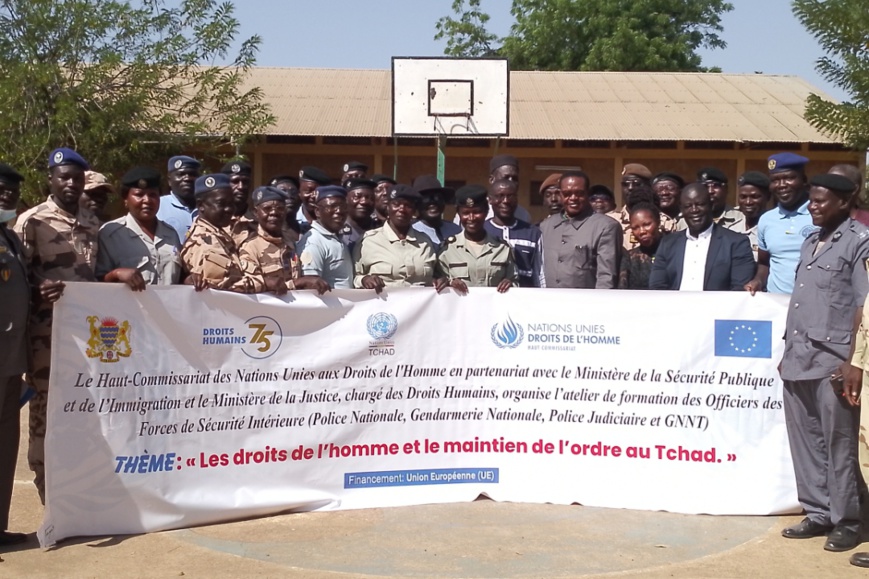 Tchad : des forces de sécurité éduquées sur les droits humains et le maintien de l'ordre au Mayo Kebbi Ouest Tchad : des forces de sécurité éduquées sur les droits humains et le maintien de l'ordre au Mayo Kebbi Ouest