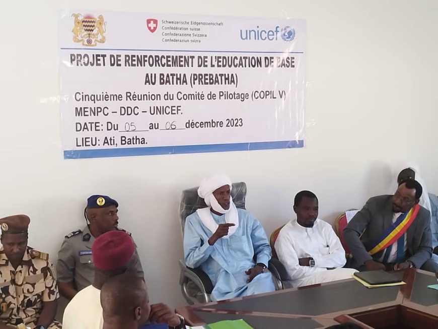 Tchad : le gouverneur du Batha a ouvert le COPIL du projet PREBATHA à Ati Tchad : le gouverneur du Batha a ouvert le COPIL du projet PREBATHA à Ati
