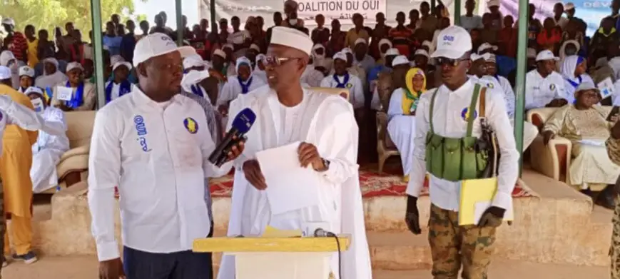Référendum au Tchad : grande affluence au meeting pour le Oui dans la province du Guéra