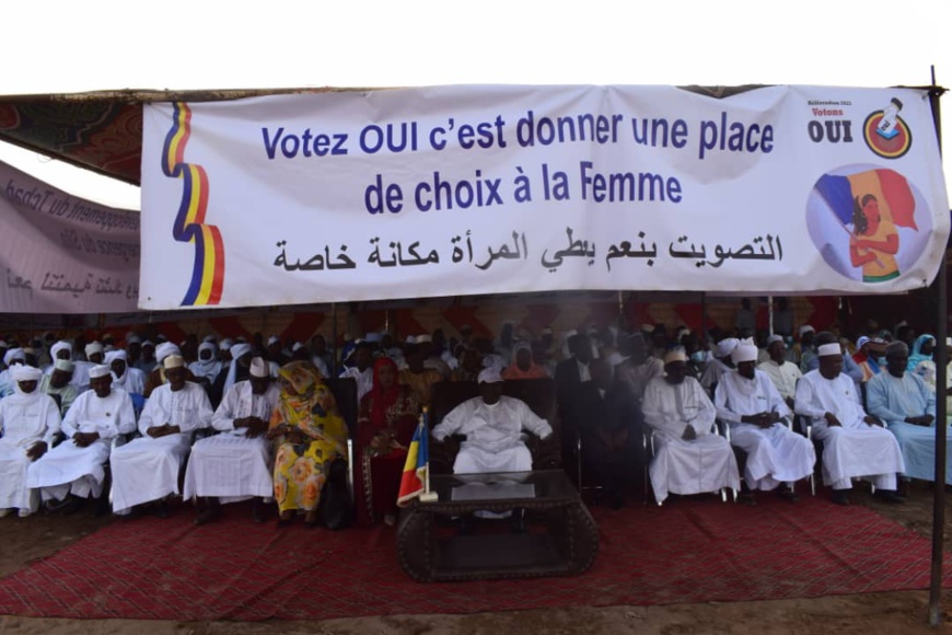 Tchad : le ministre Abdelkerim Mahamat Abdelkerim mène la campagne référendaire pour le 'OUI' à Goz-Beida Tchad : le ministre Abdelkerim Mahamat Abdelkerim mène la campagne référendaire pour le 'OUI' à Goz-Beida