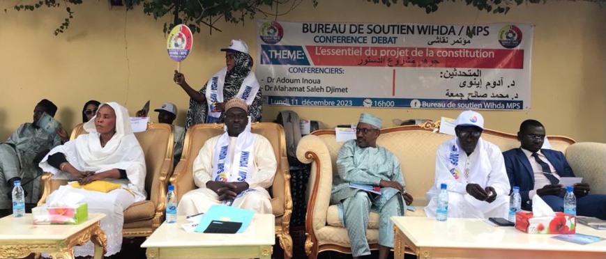 Tchad : le Bureau de soutien Alwihda/MPS sensibilise sur le projet de Constitution avec une conférence-débat Tchad : le Bureau de soutien Alwihda/MPS sensibilise sur le projet de Constitution avec une conférence-débat