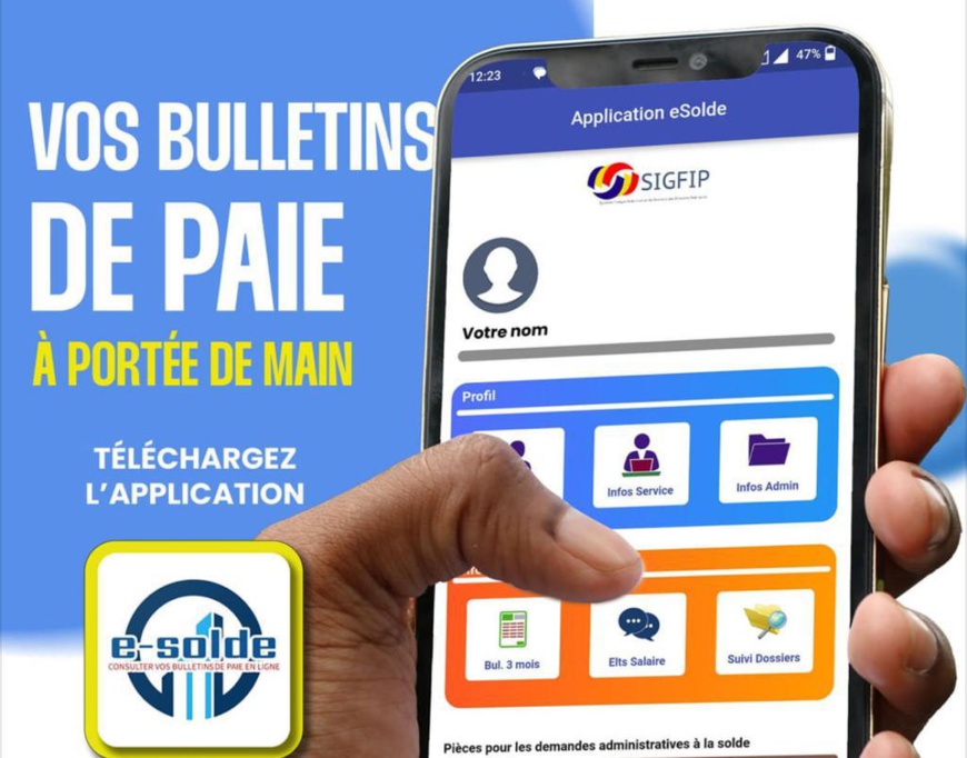 Tchad : lancement de l'application E-Solde, une avancée dans la gestion administrative Tchad : lancement de l'application E-Solde, une avancée dans la gestion administrative