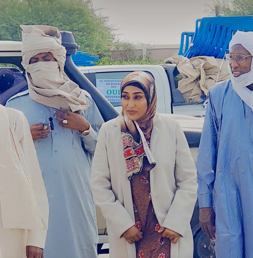 Tchad : Mansoura Hamid mène une forte délégation pour le OUI au Référendum dans le Borkou