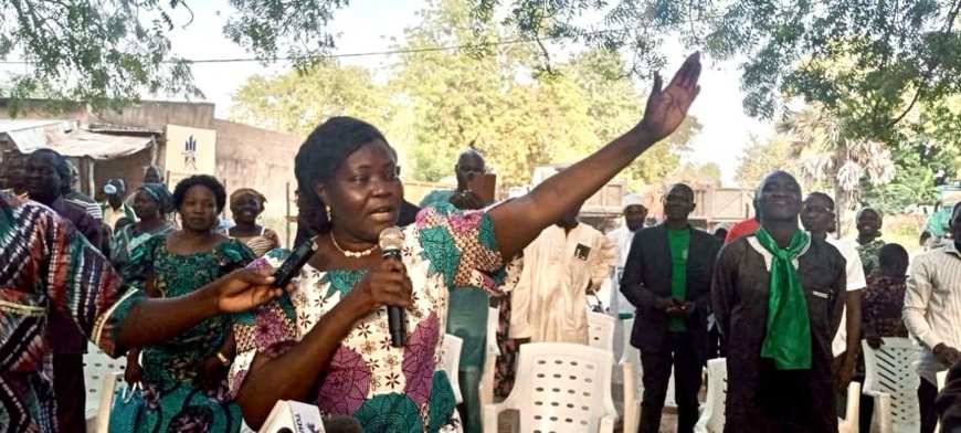 Tchad : Lydie Beassemda a animé la campagne du Non à Laï