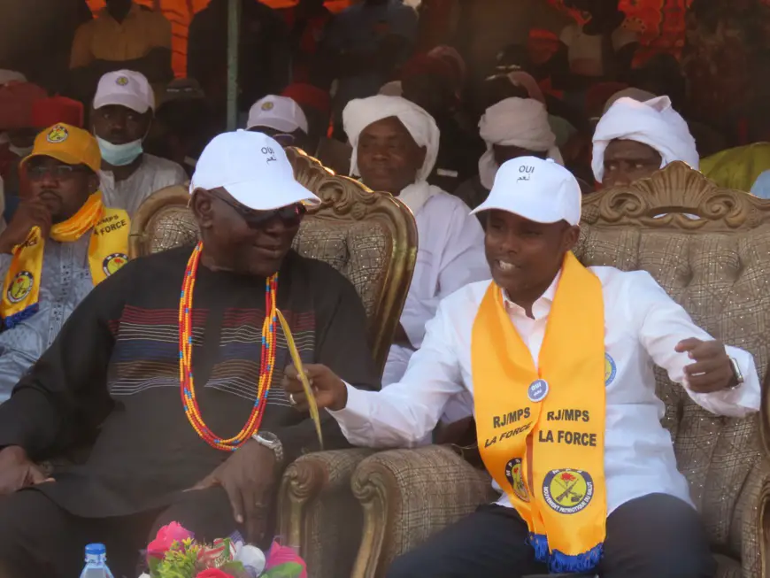 Tchad :  rassemblement historique du RJ/MPS à Moundou pour soutenir le "Oui" au Référendum