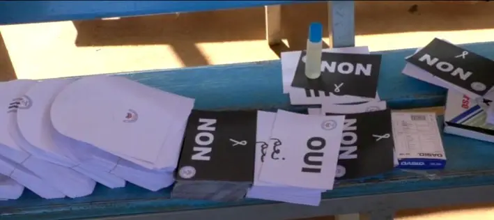 Tchad : ​participation des corps habillés au vote à Moundou pour le Référendum