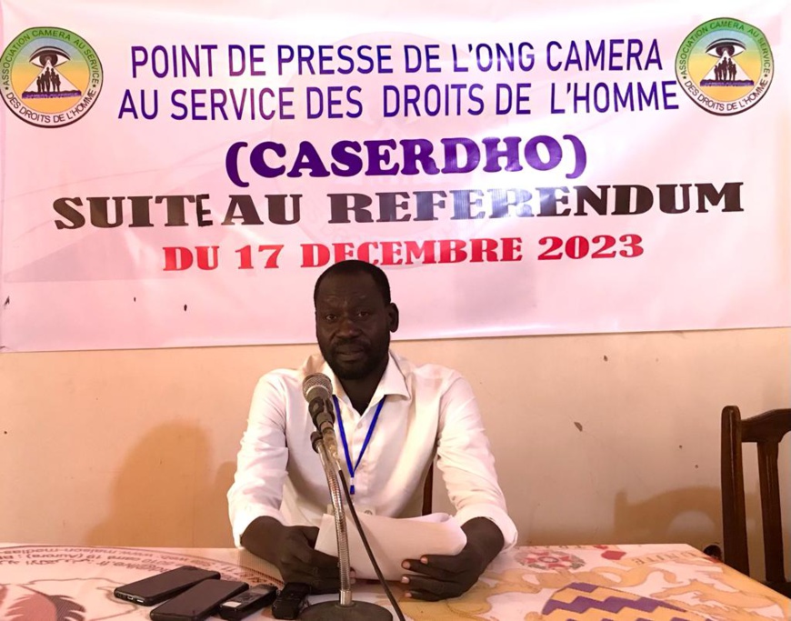 Tchad : la CASERDHO évalue le déroulement pacifique du référendum Tchad : la CASERDHO évalue le déroulement pacifique du référendum