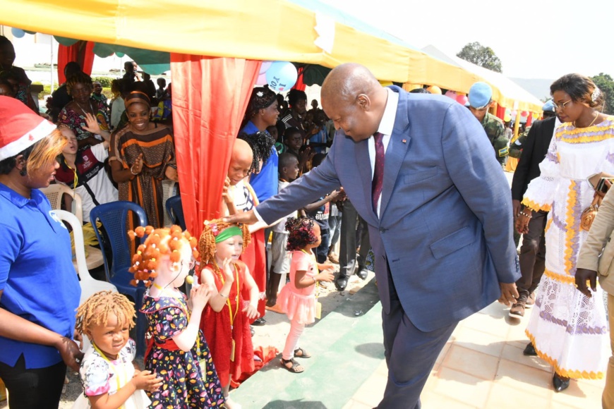 Centrafrique - Noël 2023: Le palais présidentiel, La Renaissance, en fête Centrafrique - Noël 2023: Le palais présidentiel, La Renaissance, en fête