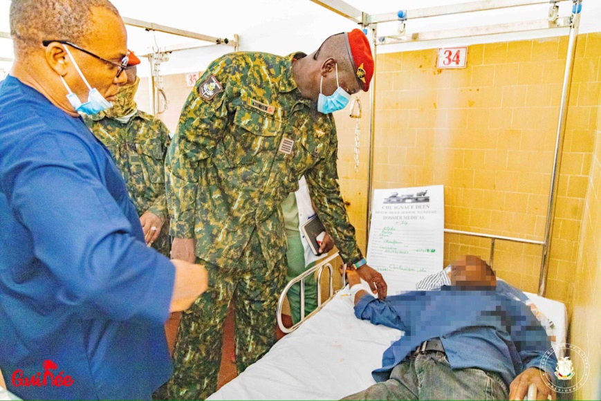 Guinée : le chef de l’Etat au chevet des victimes du drame de Coronthie Guinée : le chef de l’Etat au chevet des victimes du drame de Coronthie