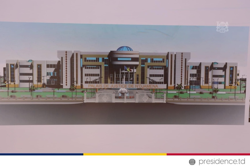 Tchad : pose de pierre pour la construction du Palais de justice de N’Djamena Tchad : pose de pierre pour la construction du Palais de justice de N’Djamena