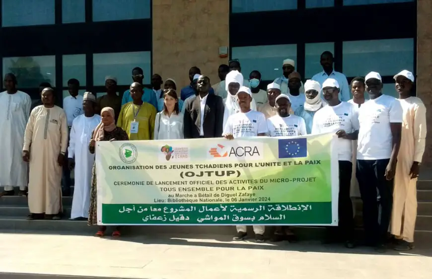 Tchad : ACRA initie le projet 'Tous Ensemble pour la Paix' au marché à bétail de Diguel Zafaye