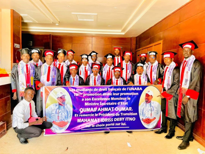 Tchad : Sortie de la 18ème promotion des étudiants de droits français de l'université Adam Barka Tchad : Sortie de la 18ème promotion des étudiants de droits français de l'université Adam Barka