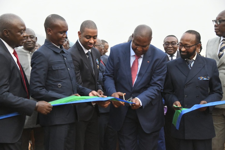 RCA : le président Touadera inaugure un centre technique dédié au football