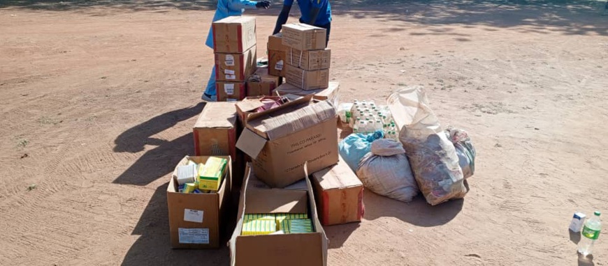 Tchad : incinération des produits périmés et prohibés à Kelo Tchad : incinération des produits périmés et prohibés à Kelo