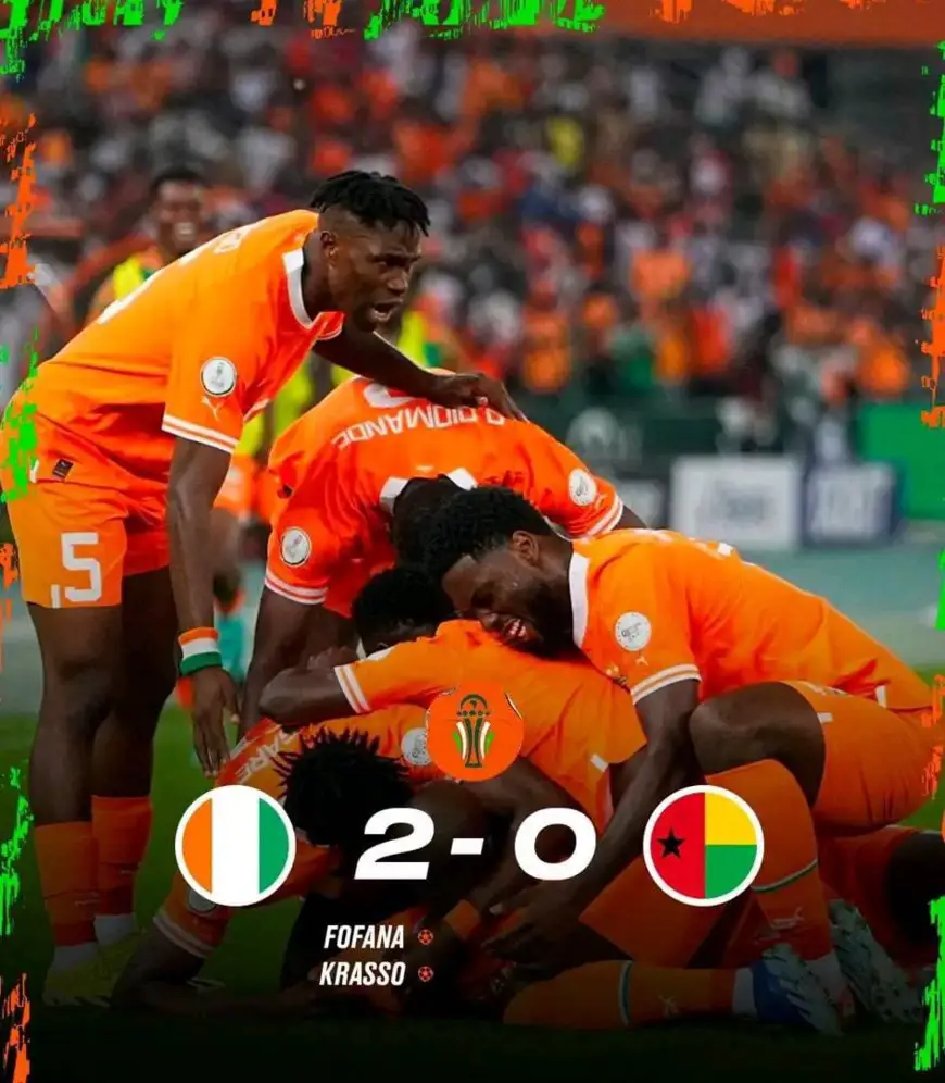 CAN 2023 : les 2léphants de la Côte d’Ivoire remportent le match d’ouverture !