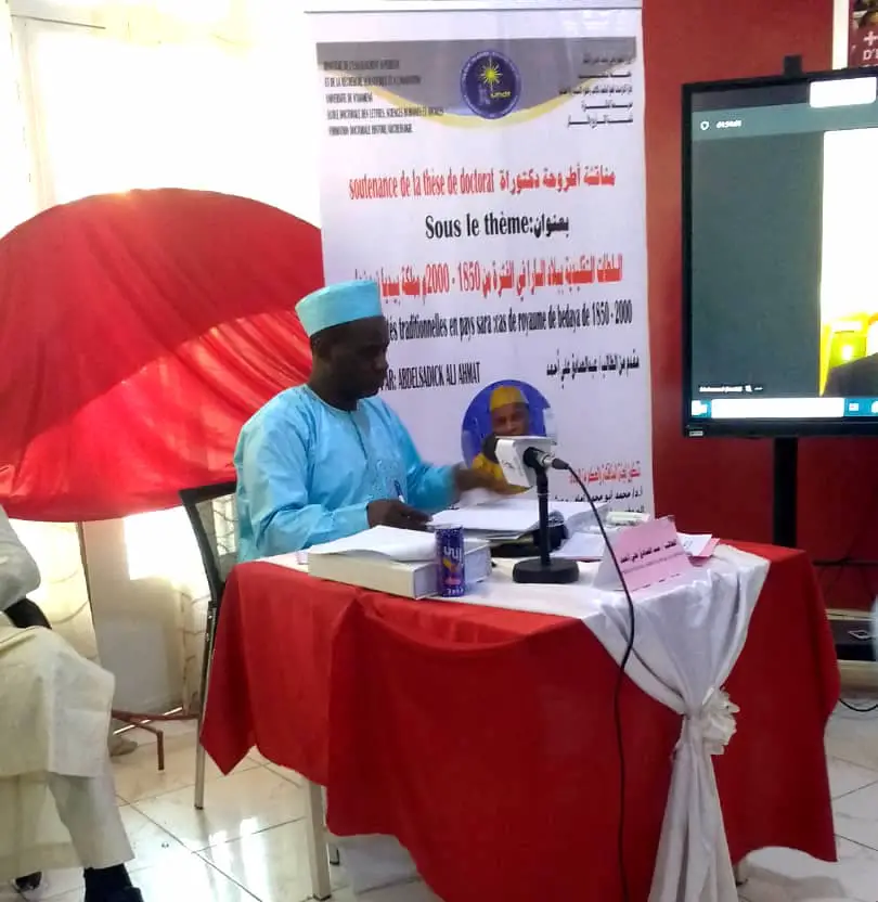Tchad : Abdelsadick Ali Ahmad présente une thèse sur "les autorités traditionnelles en pays Sara"