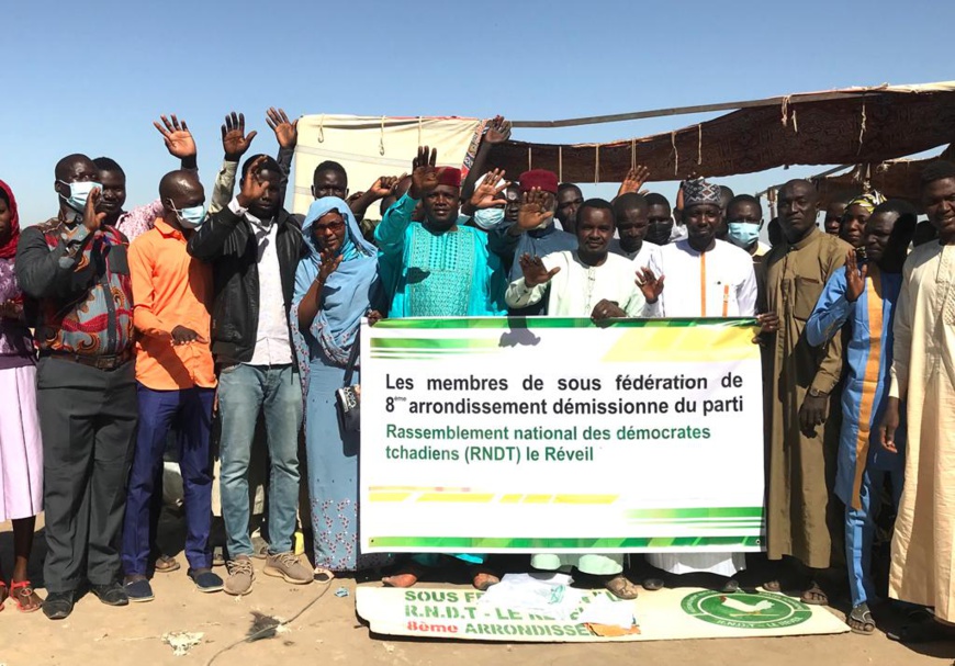 Tchad : des militants du parti RNDT-Le Réveil ont démissionné à N'Djamena