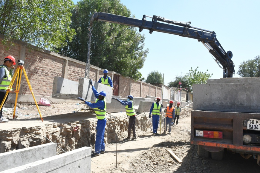 Tchad : Descente du ministre des Infrastructures et du Désenclavement sur les chantiers en cours à N'Djaména