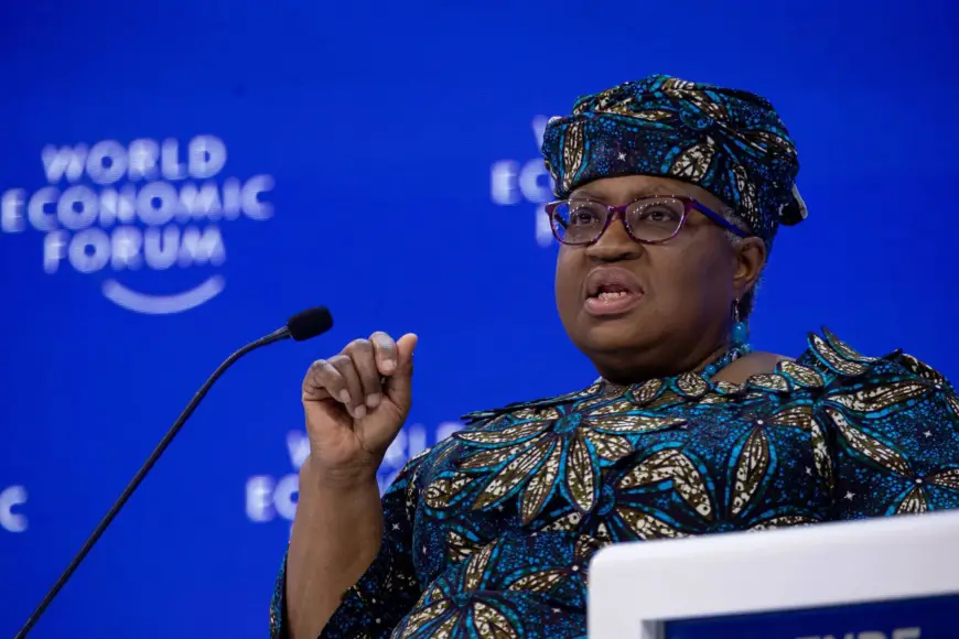 « Nous devons penser la mondialisation non pas de la même manière qu'avant, mais différemment », a déclaré Ngozi Okonjo-Iweala, DG de l'OMC. Photo : WEF.