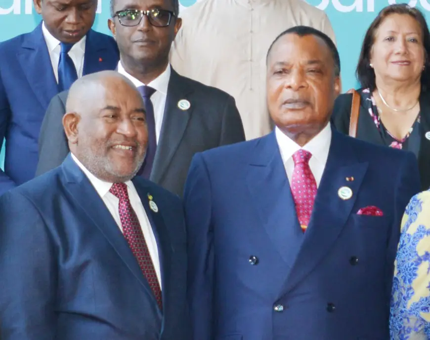 Le comorien Azali Assoumani et Denis Sassou N'Guesso
