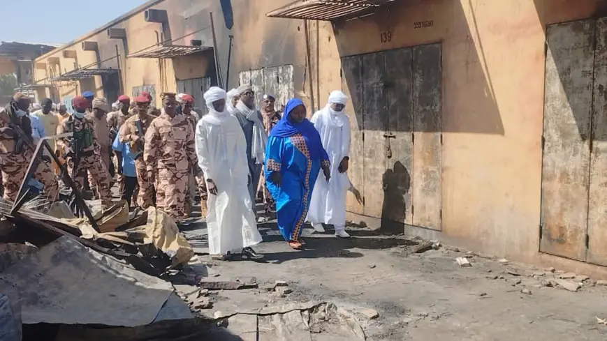 Tchad – Incendie au marché d’Ati : Les pertes sont estimées à près de 500 millions FCFA