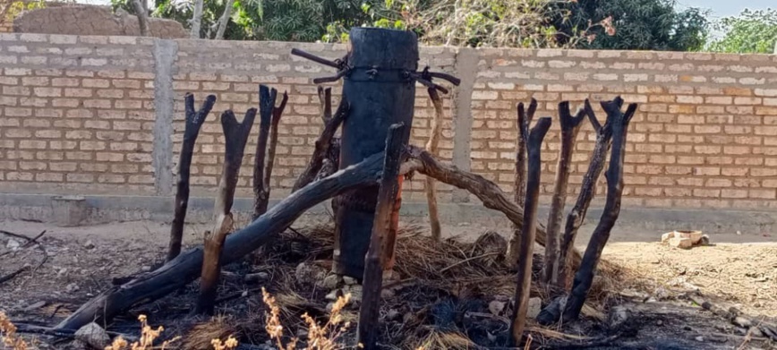 Tchad : Le Grand Tam-tam Sacré de la communauté Tounia de Sarh incendié Tchad : Le Grand Tam-tam Sacré de la communauté Tounia de Sarh incendié