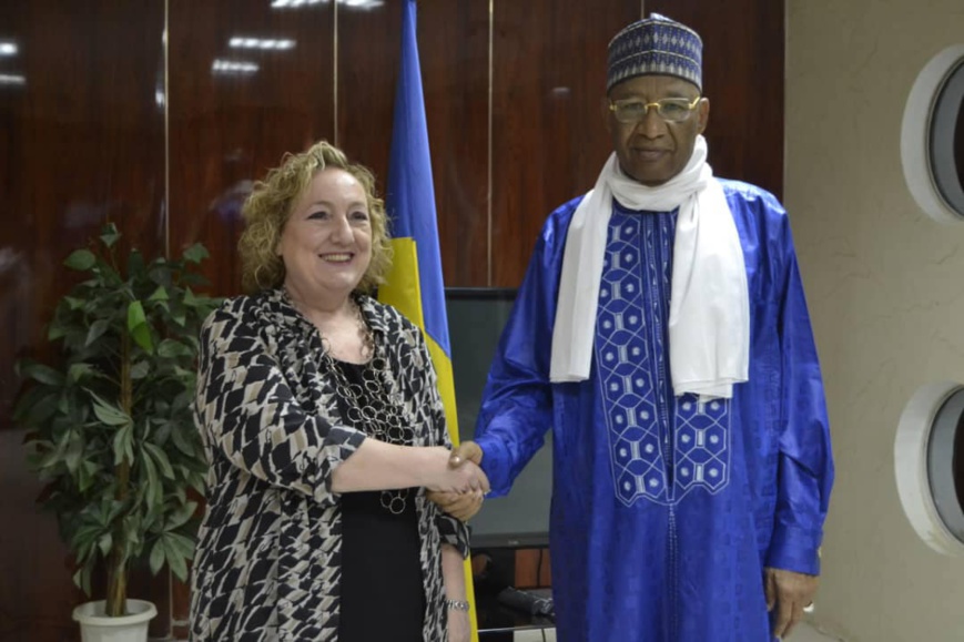 Dialogue Tchad-UE sur la Sécurité : Le ministre Dago Yacoub reçoit Emmanuela Del Re Dialogue Tchad-UE sur la Sécurité : Le ministre Dago Yacoub reçoit Emmanuela Del Re