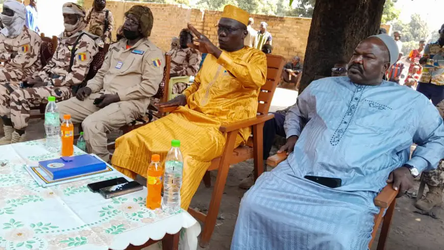 Tchad : le sous-préfet sensibilise ses administrés de Bekourou sur la paix et le vivre-ensemble