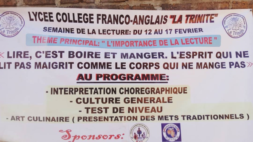 Tchad : à Moundou, le complexe scolaire la Trinité célèbre en différé le mois du livre et de la lecture Tchad : à Moundou, le complexe scolaire la Trinité célèbre en différé le mois du livre et de la lecture