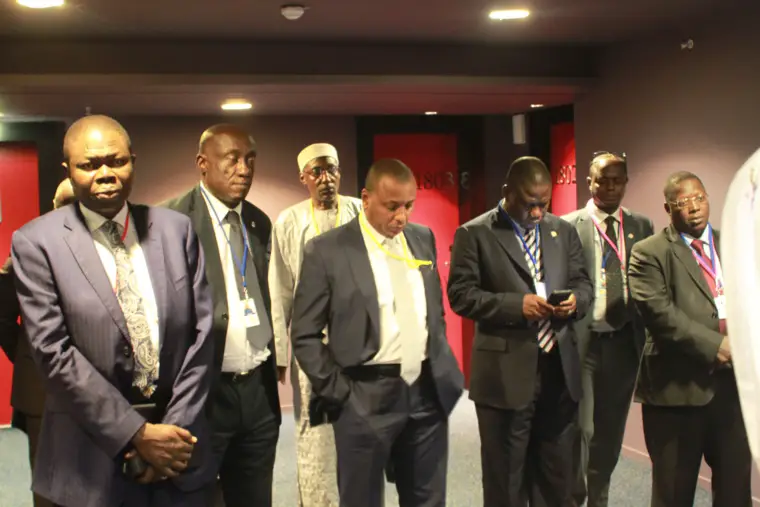 Les officiels et diplomates tchadiens à Abidjan. Alwihda Info