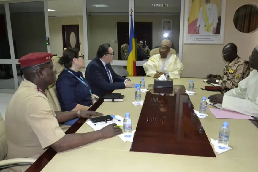 Tchad : le ministre des Armées reçoit le représentant de l'UNICEF