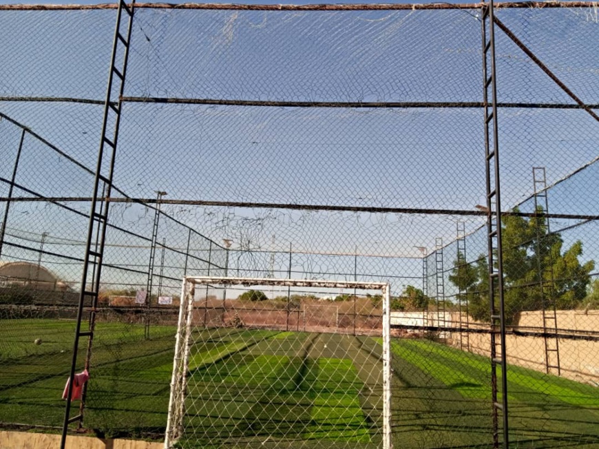 Un mini-stade de football à N'Djamena. Illustration © Richard Korhassem/Alwihda Info Un mini-stade de football à N'Djamena. Illustration © Richard Korhassem/Alwihda Info