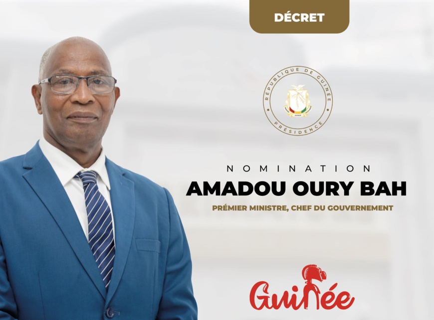 Guinée : l'économiste Amadou Oury Bah nommé Premier ministre