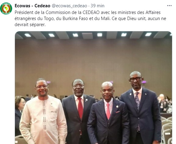 Cédéao : « Ce que Dieu unit, aucun ne devrait séparer » Cédéao : « Ce que Dieu unit, aucun ne devrait séparer »