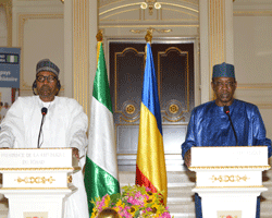 Tchad: CONFERENCE DE PRESSE:LA DETERMINATION DES DEUX CHEFS D’ETAT A ENRAYER BOKO-HARAM Tchad: CONFERENCE DE PRESSE:LA DETERMINATION DES DEUX CHEFS D’ETAT A ENRAYER BOKO-HARAM