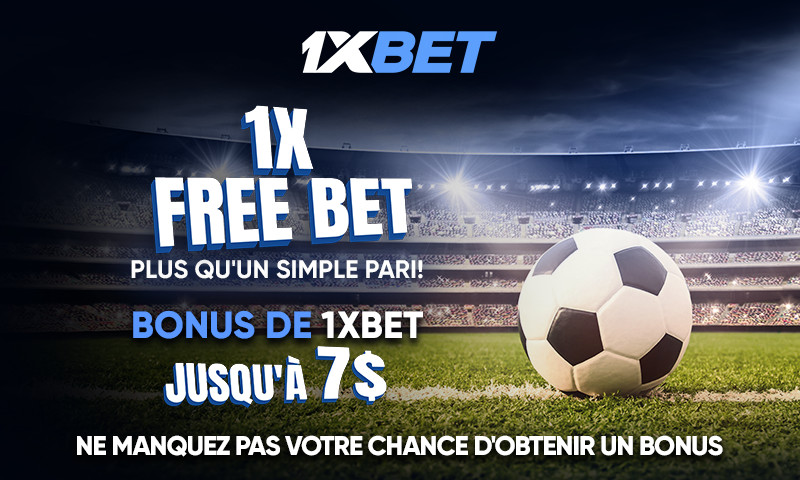 Obtiens un pari gratuit chaque semaine avec un nouveau bonus 1xBet