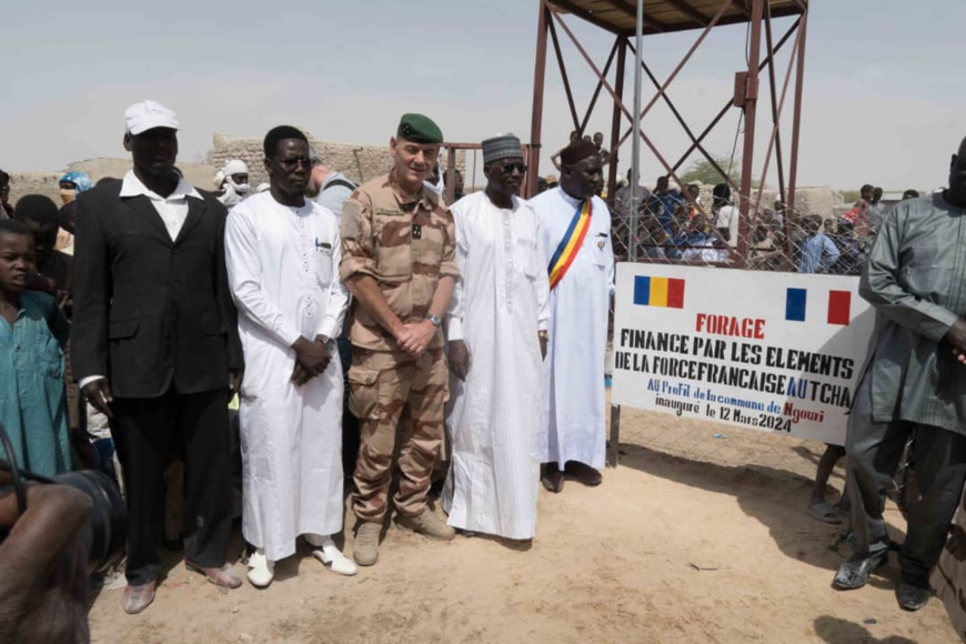 Tchad : les Forces françaises au Sahel soutiennent l'accès à l'eau et la réfection du marché à N’Gouri