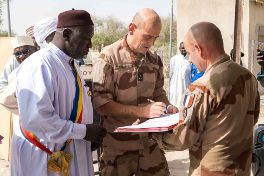 Tchad : les Forces françaises au Sahel soutiennent l'accès à l'eau et la réfection du marché à N’Gouri