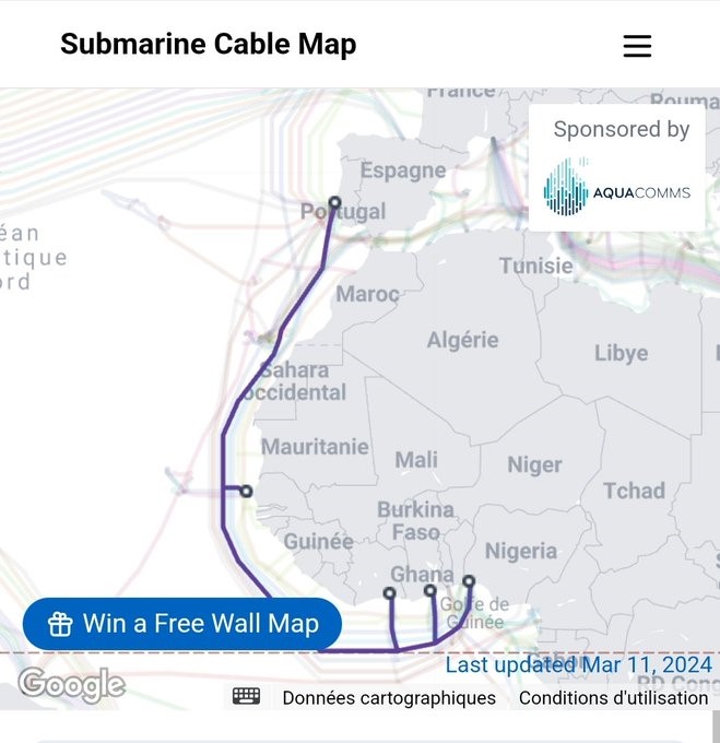 L’Internet africain grandement paralysé depuis le 14 mars L’Internet africain grandement paralysé depuis le 14 mars