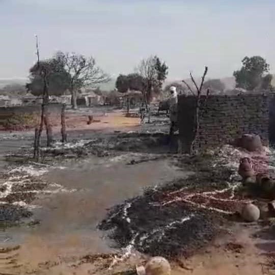 Tchad : incendie dévastateur au village Tamadjour, province de Sila Tchad : incendie dévastateur au village Tamadjour, province de Sila