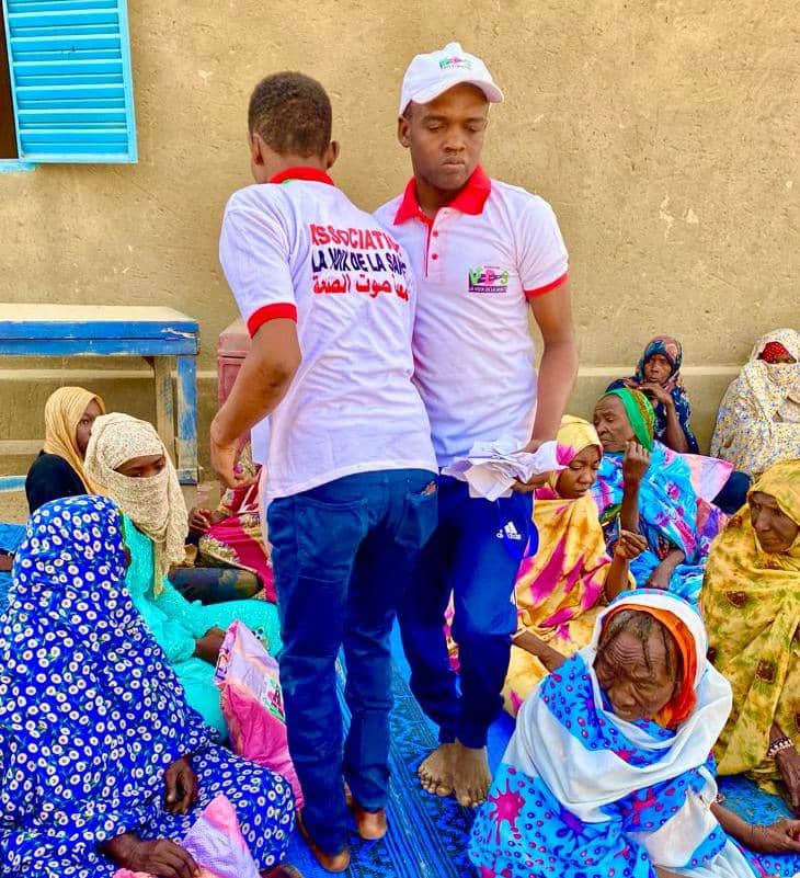 Tchad : l'Association la voix de la santé distribue des kits alimentaires à Abéché