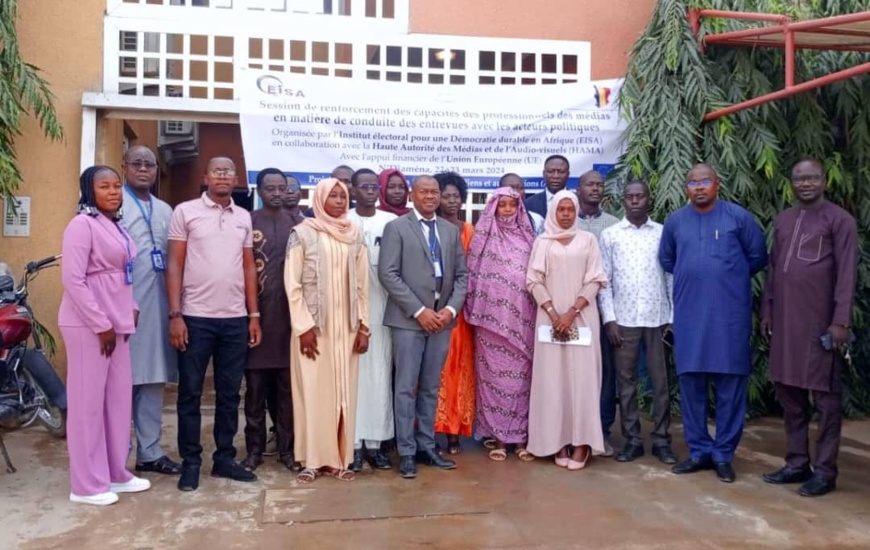 Tchad : L’EISA et la HAMA unies pour renforcer les capacités des médias en vue des élections Tchad : L’EISA et la HAMA unies pour renforcer les capacités des médias en vue des élections