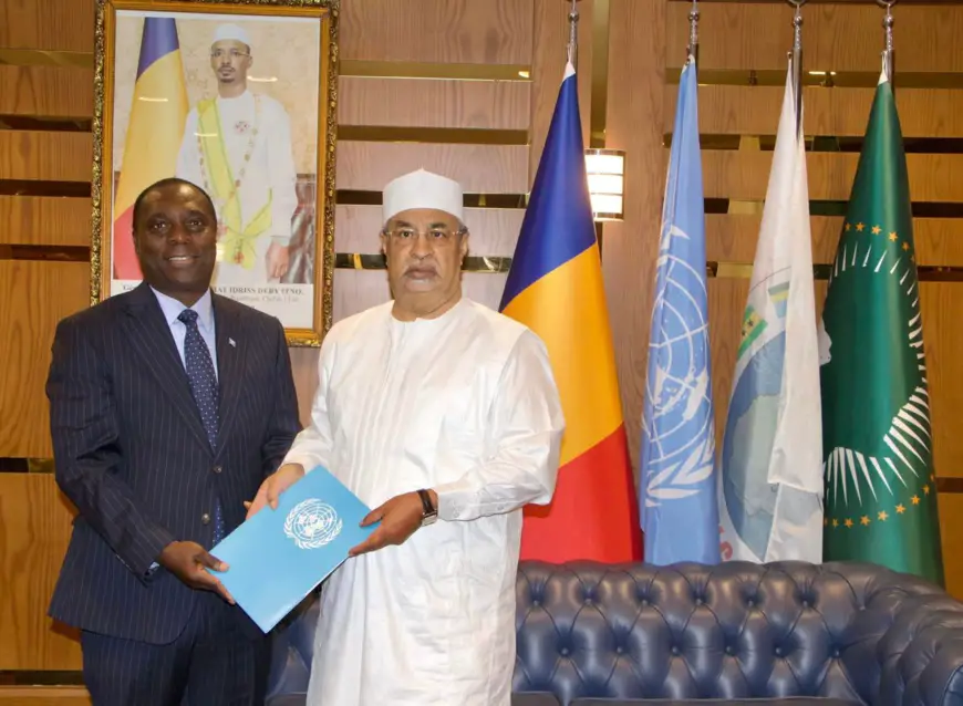 Tchad : le nouveau coordinateur résident du Système des Nations-Unies remet ses lettres de créance