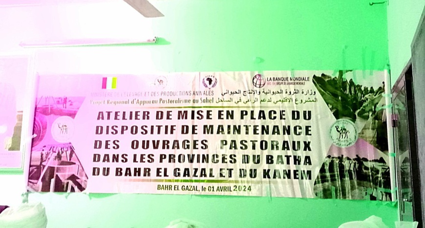 Tchad : Le ministère de l'élevage et des productions animales à travers le PRAPS II anime un atelier de mise en place d'un dispositif de maintenance des ouvrages pastoraux au Bahr El Gazel Tchad : Le ministère de l'élevage et des productions animales à travers le PRAPS II anime un atelier de mise en place d'un dispositif de maintenance des ouvrages pastoraux au Bahr El Gazel