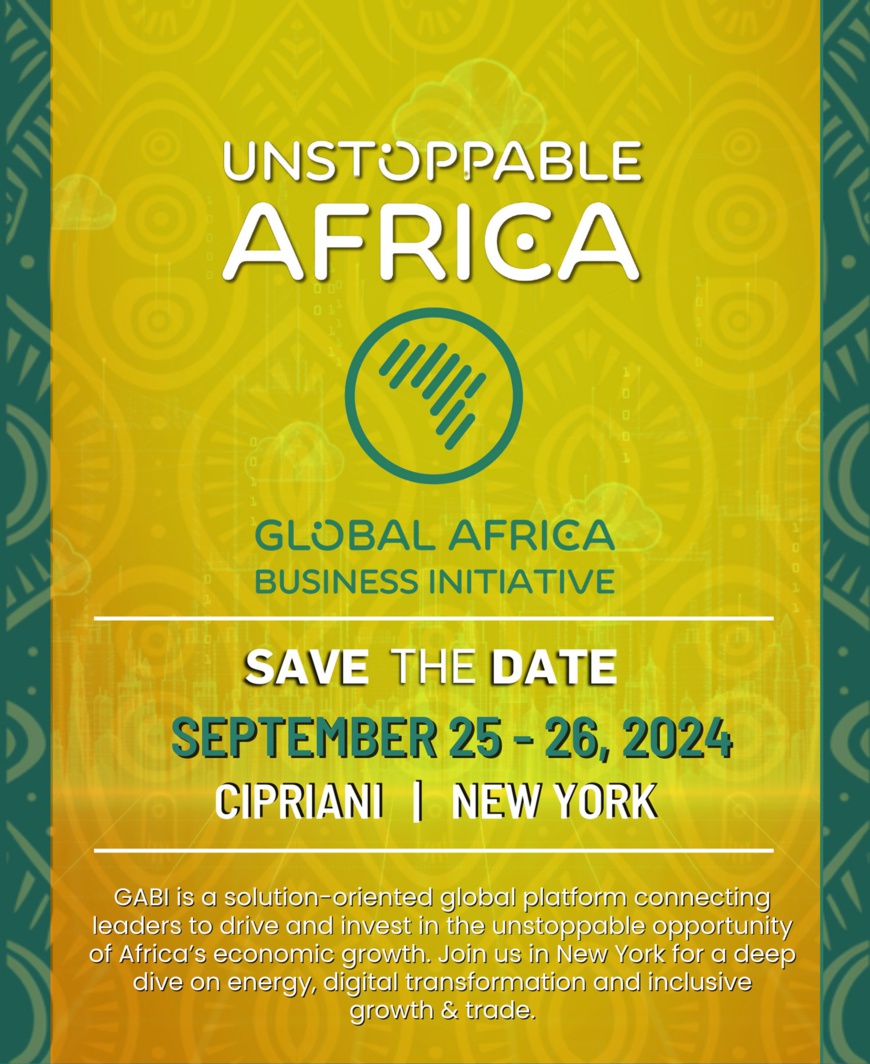 L’initiative Global Africa Business annonce ses projets pour l’Unstoppable Africa 2024 à New York L’initiative Global Africa Business annonce ses projets pour l’Unstoppable Africa 2024 à New York