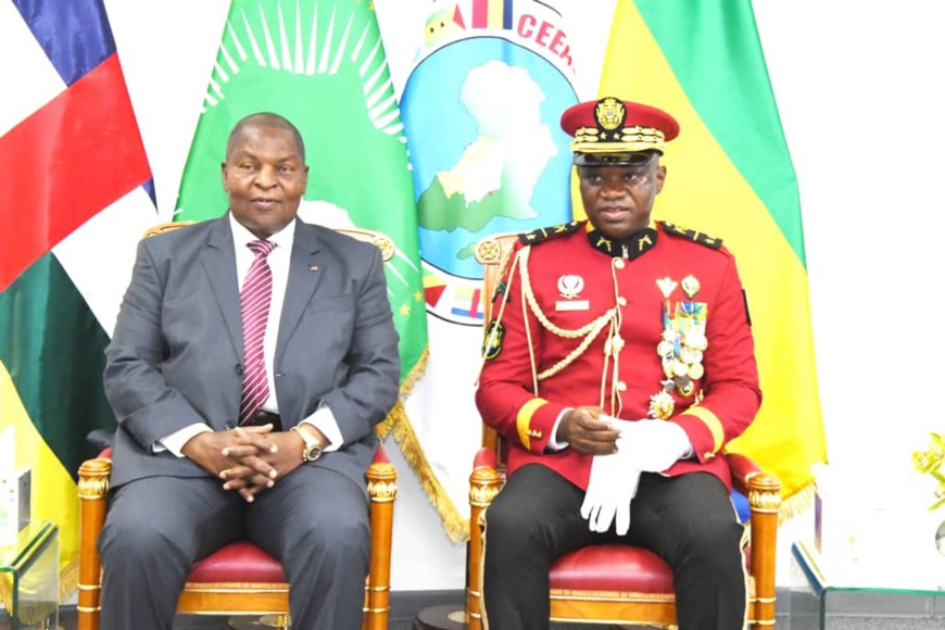 Gabon : le président Touadera a assisté au lancement du Dialogue national inclusif 