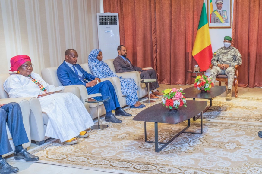 Coopération bilatérale : le Président de la Transition du Mali a reçu une délégation tchadienne Coopération bilatérale : le Président de la Transition du Mali a reçu une délégation tchadienne