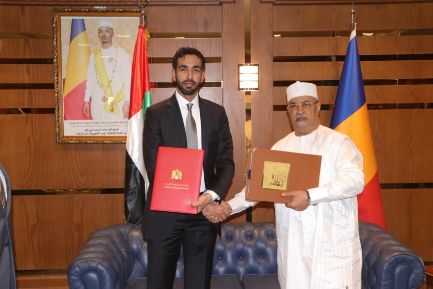 Tchad-Émirats Arabes Unis : signature d’un protocole d’accord entre les deux pays Tchad-Émirats Arabes Unis : signature d’un protocole d’accord entre les deux pays