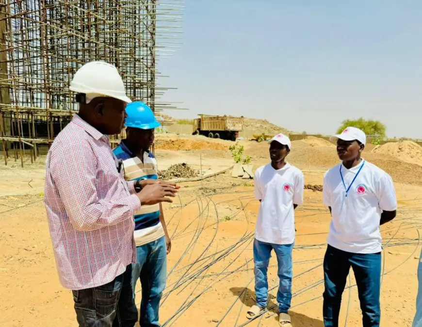 Tchad : à Abéché, l'association ARLIA visite le projet Bitéha 2 en construction